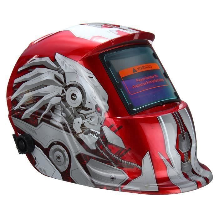 Casque De Soudage Assombrissant Auto-dimmable - Visière Réglable Anti-buée - Pour Soudure, Réparation Auto, Construction