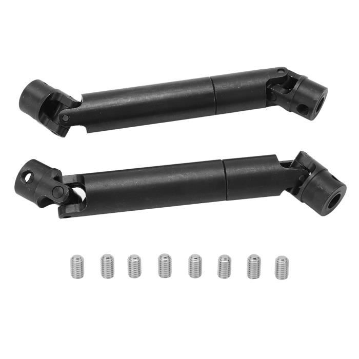 Arbre De Transmission Central En Acier (2 Pièces) Pour Axial SCX24 - Modèles C10, JLU, Bronco - Pièce De Rechange Neuve