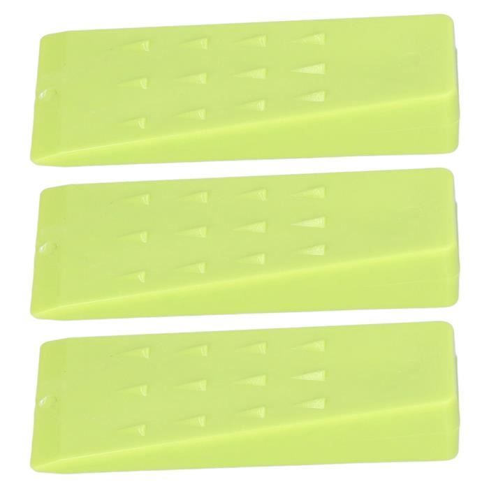 Cales D'abattage Pour Tronçonneuse - Lot De 2 Plastique, Rouge Et Bleu, 15 Cm - Pour Coupe D'arbres, Jardinage, Foresterie