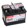 Accurat 12 V Batterie Auto 60Ah 530A Batterie à cellule humide (+ droit)  B13 voiture 242 x 175 x 175 m-1