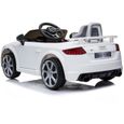 E-ROAD - Voiture éléctrique Audi TT RS pour enfant 12V - Blanche-1