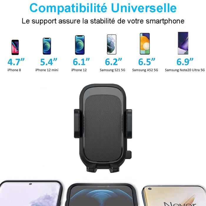 Tikawi X2 Support Téléphone Voiture Magnétique Universel (samsung/iphone/etc)  à Prix Carrefour