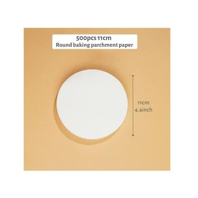 500 Pièces Disques à Burger,Papier Cuisson Rond 10 Cm, Papier Steak Haché,Papier Cuisson, Papier AntiadhéSif,Presse Burger(Blanc) - Maison
