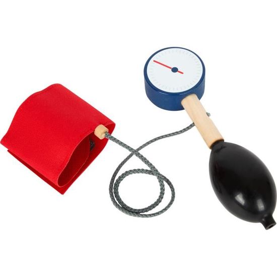 small foot Set de Jeu Blouse de médecin avec de Nombreux Accessoires en Bois, Jeu de rôle, dès 3 Ans, 12225