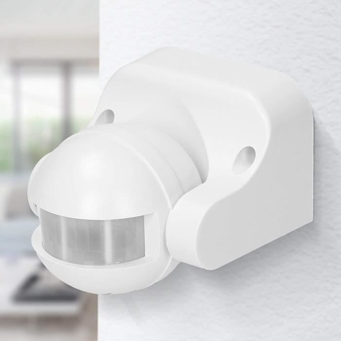 Detecteur de Mouvement Extérieur IP44 1200W avec Réglage Vertical — free download