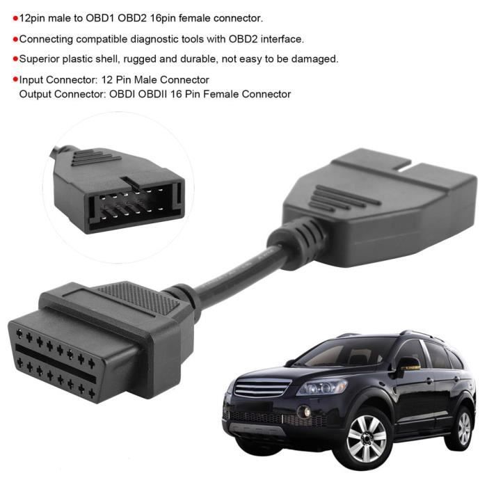 Dilwe Connecteur De Diagnostic Connecteur D'adaptateur De Câble De