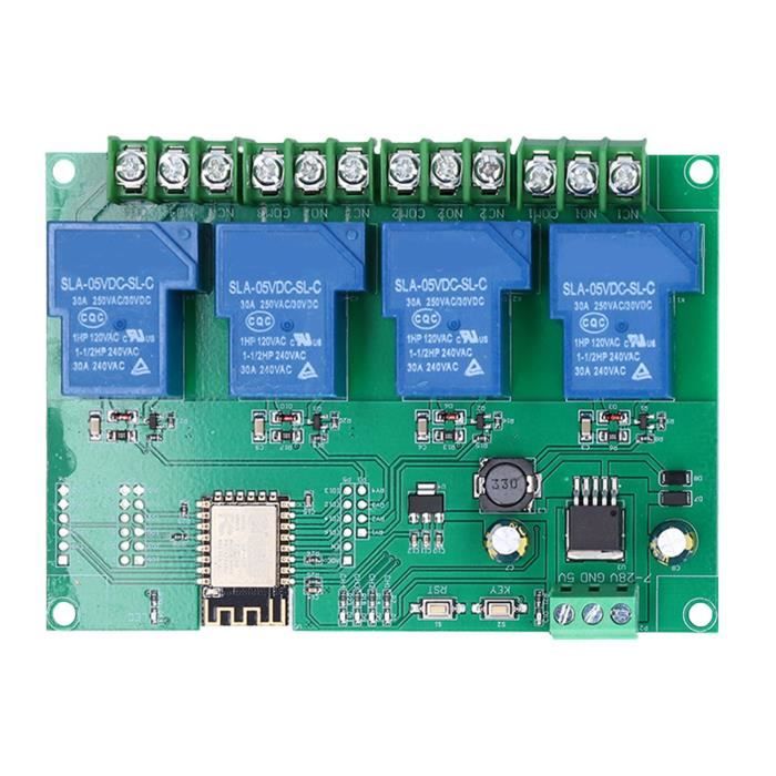 Interrupteur Sans Fil 3 Canaux DC 5-30V 3A – Mini Relais Télécommandé 433MHz Pour LED, Serrures, Bandes Lumineuses, Portes & Automatisation Maison