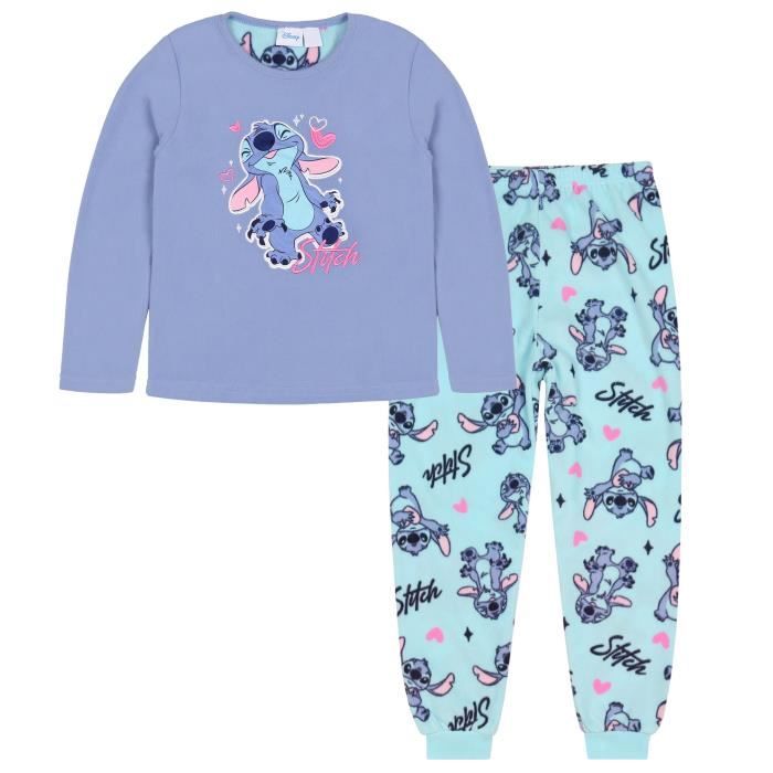 Pyjama imprimé lilo & stitch tshirt et pantalon bleu Enfant DISNEY à -  Degriffstock