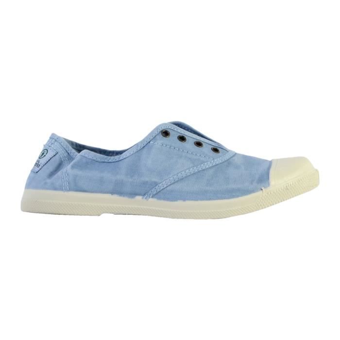 Tennis Basket Basses Natural World Bleu Femme Bleu Cdiscount