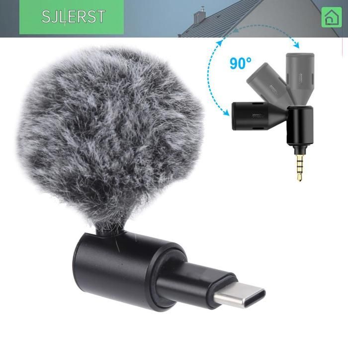 Micro Cravate Omnidirectionnel Denash – Clip 360° – Pour Smartphone, Caméra, PC – Qualité Pro Anti-Bruit