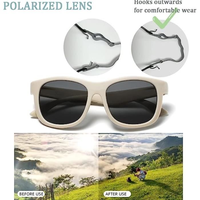 Jan & Jul Lunettes de soleil polarisées pour enfants pour bébés