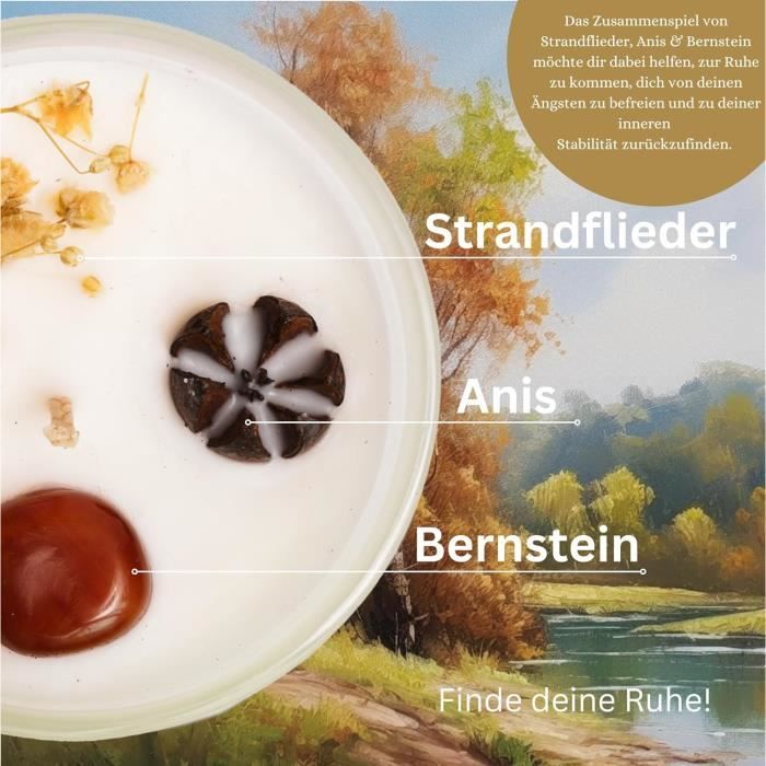 Bougie Parfumée Airkeep Violet Amber 450g - Cire Naturelle, Brûle 50h, Idéale Décoration Maison Et Cadeau