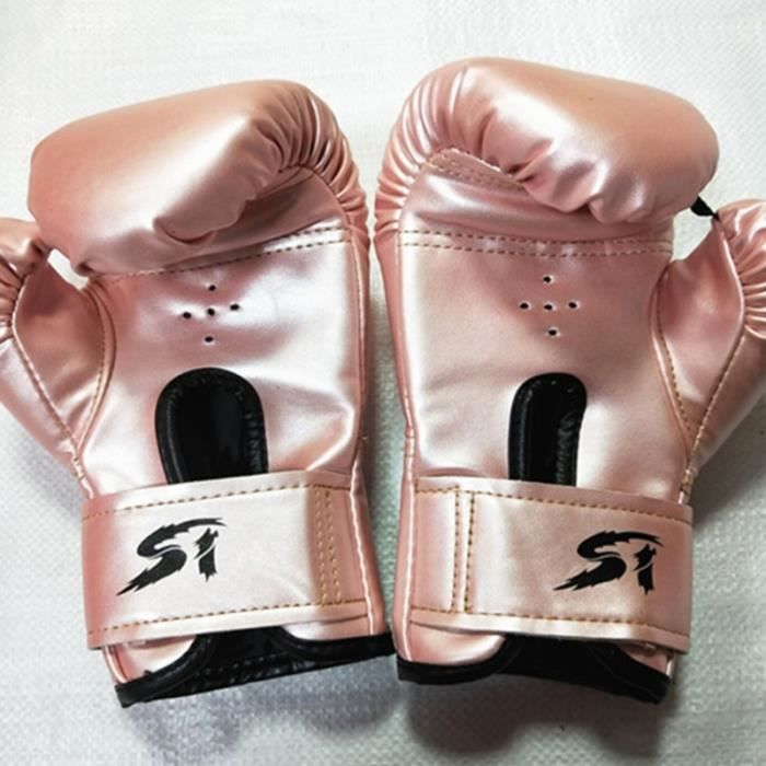 Gants de boxe pour enfants enfants jeunes sac de frappe Kickboxing Muay  Thai Mitts Mma Training Sparring Gants 3-10 ans