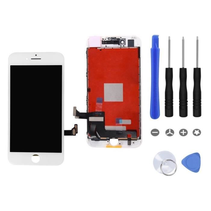 Bloc LCD Complet Pour IPhone 7 Plus Blanc - Écran + Vitre Tactile Assemblés - Neuf