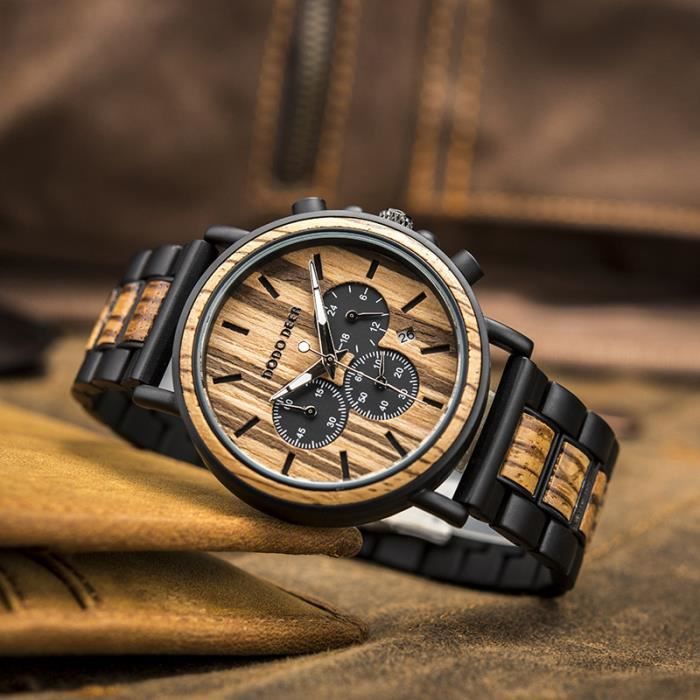 Marque de montre en bois deals