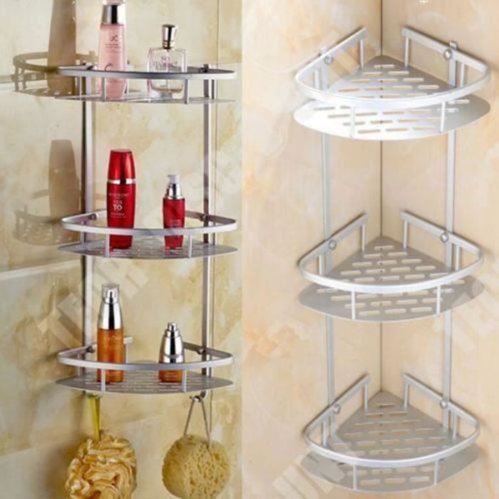 Étagère De Salle De Bain 3 Niveaux Série ORBIT De Metaltex Avec Revêtement Exclusif Chrometherm