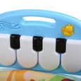 Tapis d'Éveil Bébé Play Piano Gym avec centre d'activité - JIN16 - Bleu - 0 mois - Naissance-3
