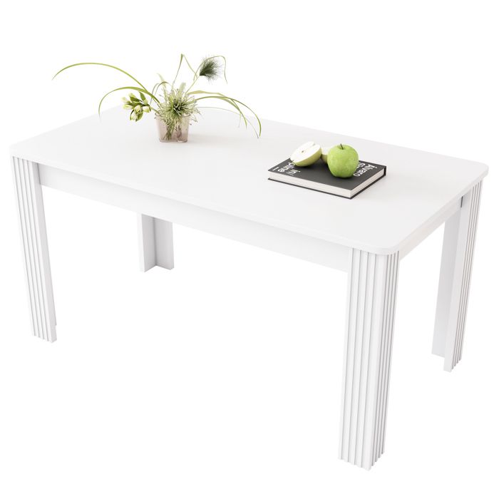 Ensemble de table à manger Merax avec bancs pour cuisine, salle à manger, petit