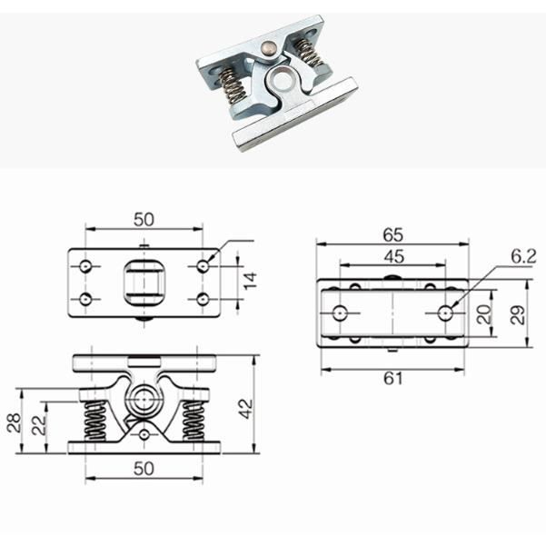 Loquet Rotatif De Porte Loquet Tournant Verrou De Porte Serrure De