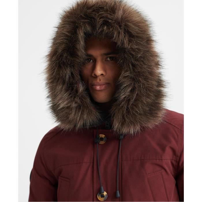 Parka rembourr e Superdry Rookie argile bordeaux albarn