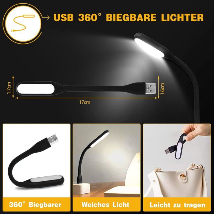 Lampe de poche super puissante, 500 000 lumens, rechargeable