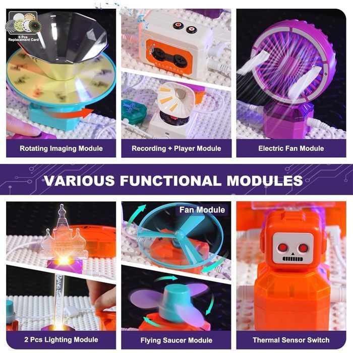 Kit Circuit électrique Pour Enfants - Jouet Scientifique éducatif DIY - 1 Pièce - Neuf