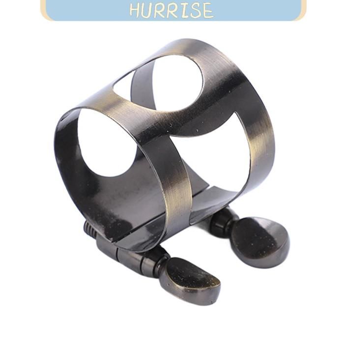 Ligature De Saxophone Ténor - Attache Professionnelle En Cuir Artificiel Avec Vis Réglables