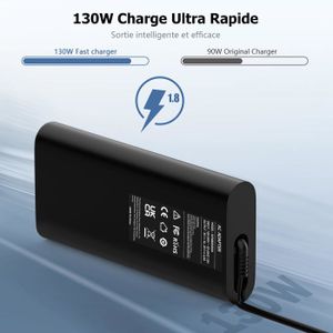 Trust Chargeur 90W Pour PC Portable Dell (4.5mm) – Unité Noire