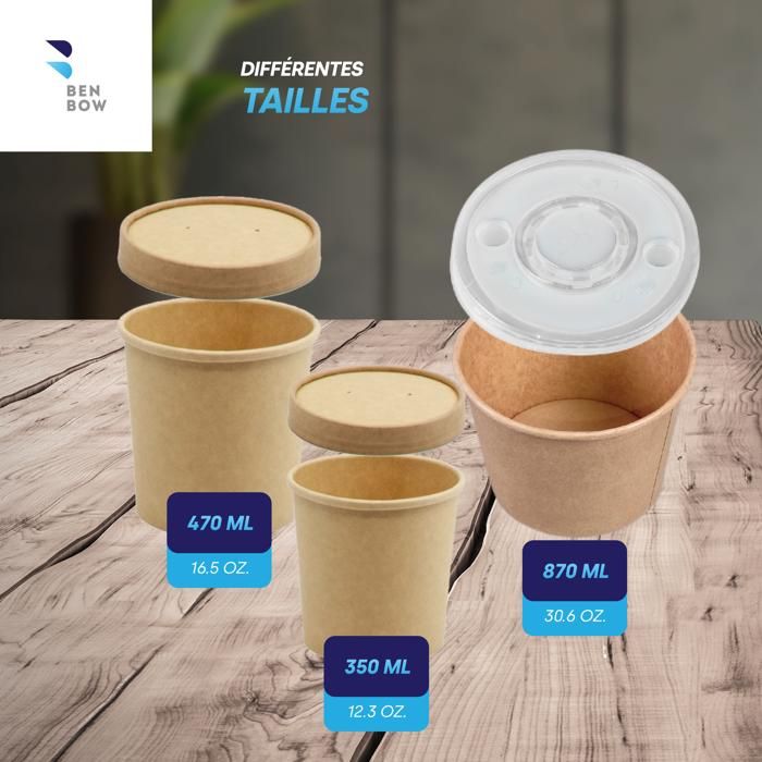 BOITE RECTANGULAIRE EN PAPIER KRAFT AVEC COUVERCLE 1PC En CARTON - Équipements De Cuisine