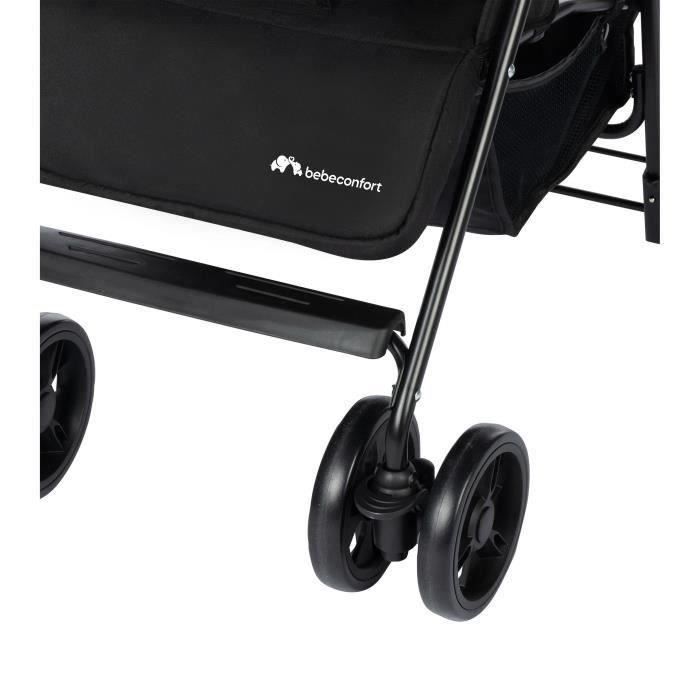 Bebeconfort Ingenious, Poussette canne compacte, confort avec position  allongée, De la naissance à 4 ans, Jusqu'à 22 kg, Major Black