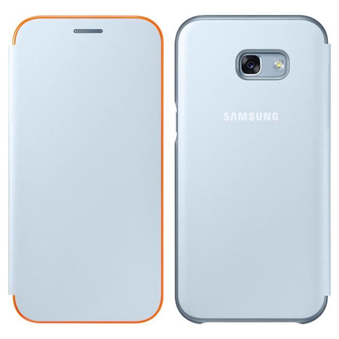 Samsung Neon Flip Cover A3 2017 - Bleu
