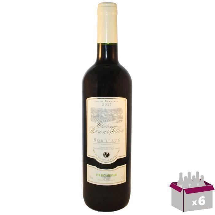 Château Baron Fillon 2017 Bordeaux - Vin rouge de Bordeaux x6