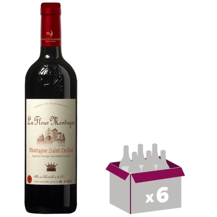 La Fleur Montagne 2017 Montagne Saint-Emilion - Vin rouge de Bordeaux x6