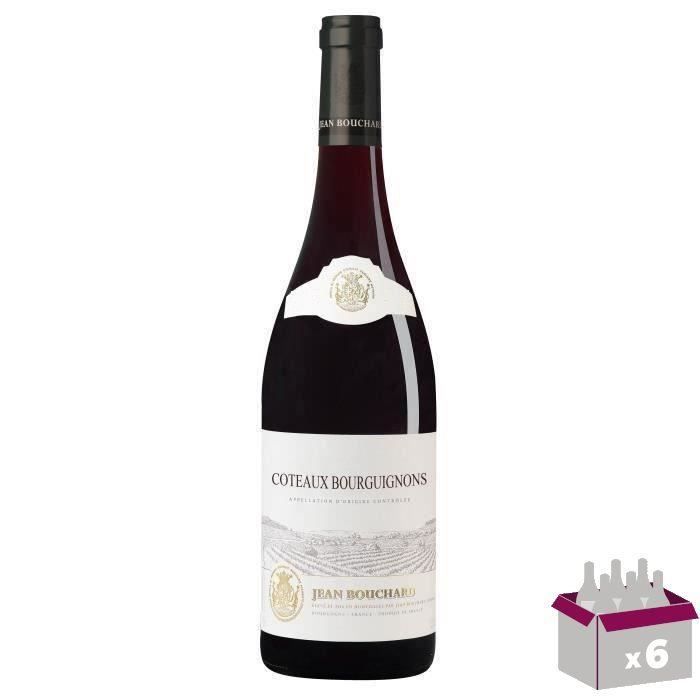 Jean Bouchard 2021 Coteaux Bourguignons - Vin rouge de Bourgogne x6