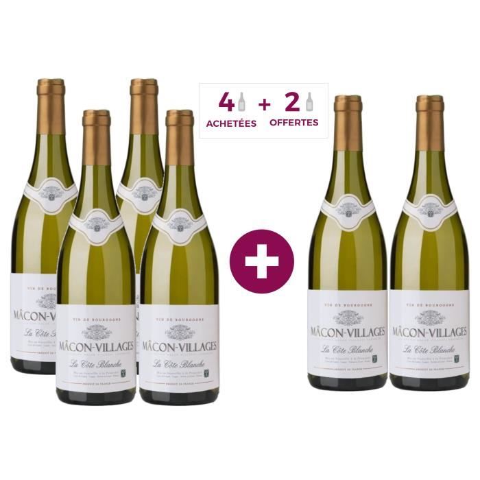 Cave de Lugny 2020 Mâcon-Villages - Vin blanc de Bourgogne