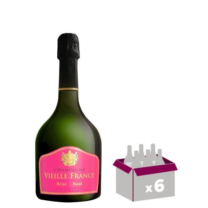 GH MARTEL Vieille France Champagne - Rosé - 75 cl x 6