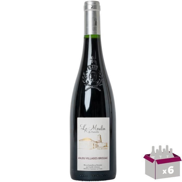 Le Moulin de Famille 2017 Anjou Villages Brissac - Vin rouge de Loire x6
