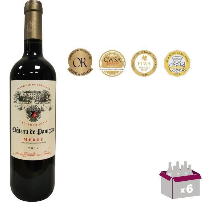 Château de Panigon 2017 Médoc Cru Bourgeois - Vin rouge de Bordeaux x6