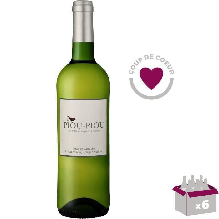 Piou Piou des Vignes Côtes de Gascogne - Vin blanc sec