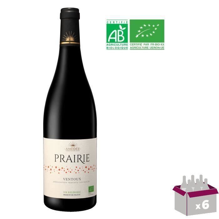 Prairie 2018 Ventoux - Vin rouge de la Vallée du Rhône Bio x6
