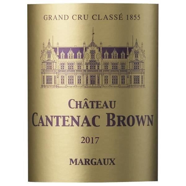 Magnum Château Cantenac Brown 2017 Margaux - Vin rouge de Bordeaux