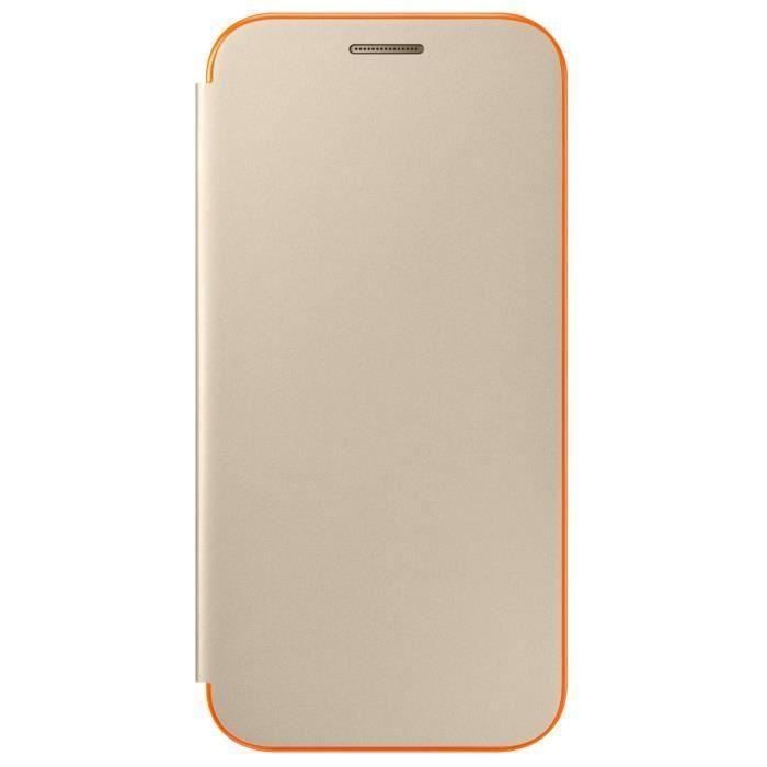 Samsung Neon Flip Cover A3 2017 - Or