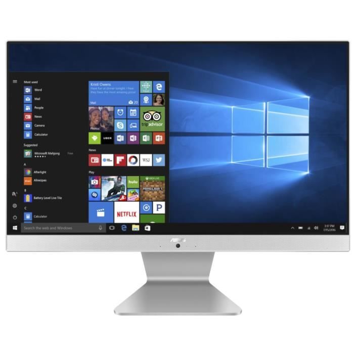 PC Tout-en-un ASUS Vivo AIO V222GAK-WA217T - 21,5- FHD - Intel Pentium J5040 - RAM 8 Go - SSD 256 Go