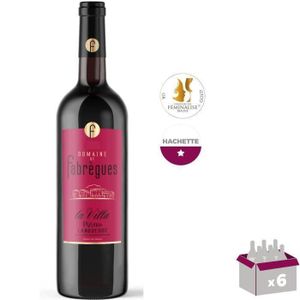 VIN ROUGE Domaine de Fabrègues La Villa 2017 Languedoc Pézenas - Vin rouge de Languedoc x6