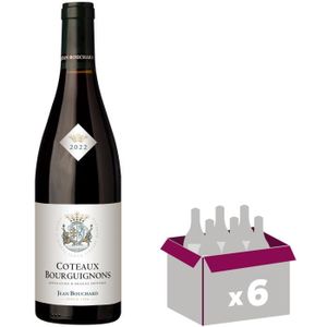 VIN ROUGE Jean Bouchard 2022 Coteaux Bourguignons - Vin rouge de Bourgogne x6