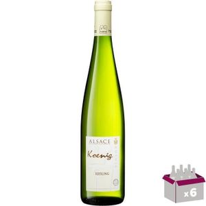 VIN BLANC Koenig 2020 Riesling - Vin Blanc d'Alsace Cascher x6