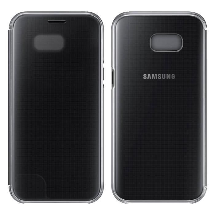 SAMSUNG  Coque Folio &agrave; Rabat pour  Galaxy A5 2017 - Noir