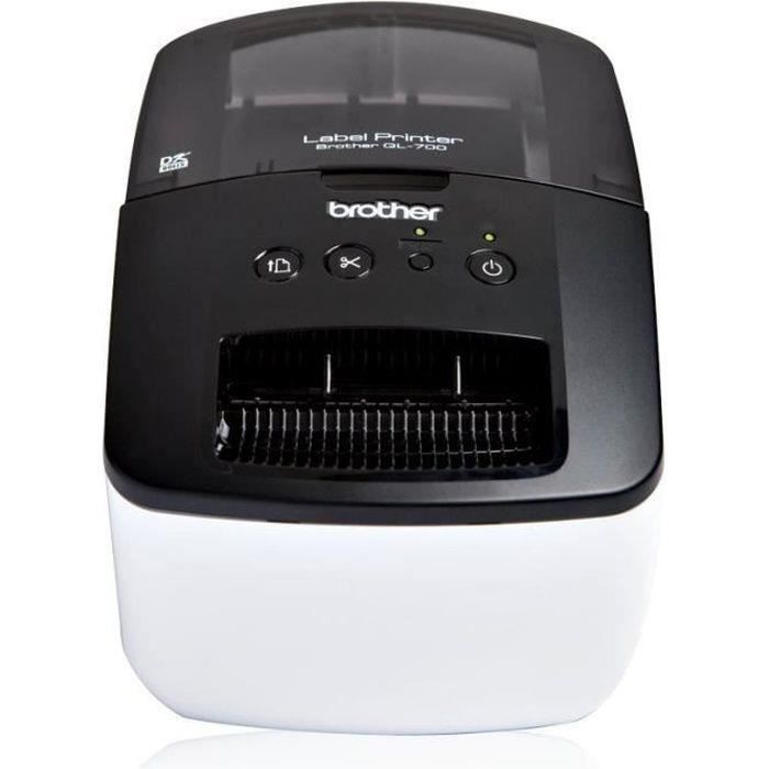 Imprimante détiquette - BROTHER QL-700 Labelprinter - Papier thermique - USB