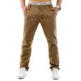 Chinos pour hommes MC Trendstr Straight Fit H1244 [US 34, Jaune moutarde]-0