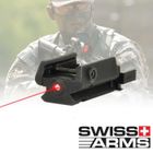 HND DISTRIBUTION Visée Micro Laser en métal Swiss Arms - Point Rouge - Rail picatinny - Airsoft